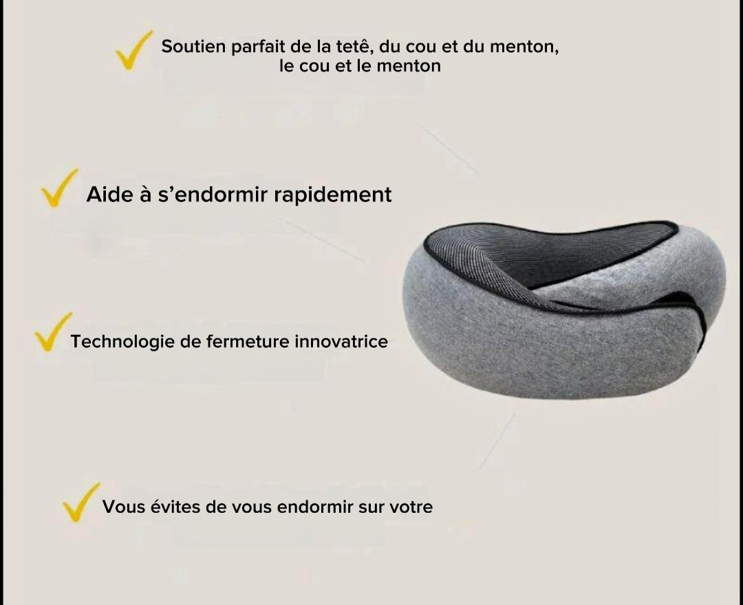 KussenBuddy™ - Nekkussen voor op reis TERUG 2
