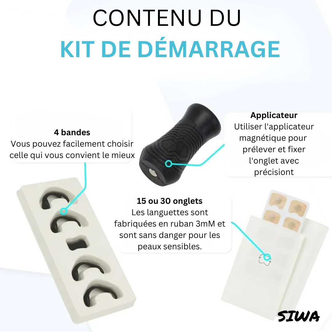 SiwaAir- Bandeaux nasaux magnétiques pour une respiration optimale