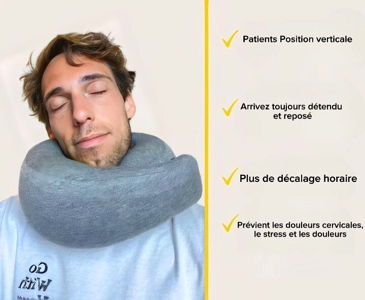 KussenBuddy™ - Nekkussen voor op reis TERUG 2